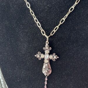 Artisan Cross Pendant Necklace